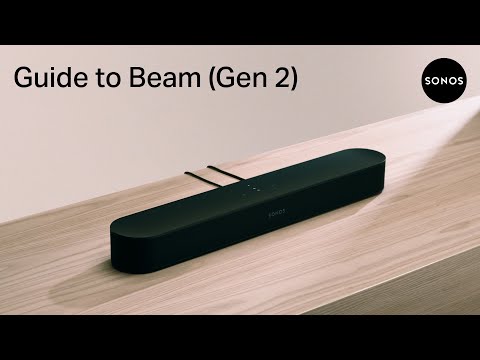 SONOS BEAM2US1, Beam Soundbar (Gen 2) - Black / White