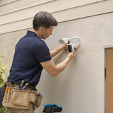 Ring Floodlight Cam Wired Pro 4K, 10x Enhanced Zoom, and 2000 Lumen Floodlights, (Black/White)