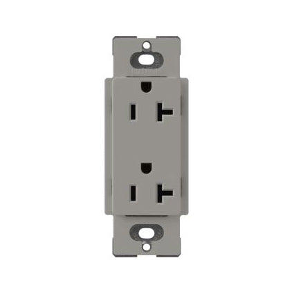 Lutron SCR-20, Claro 20A Duplex Receptacle.