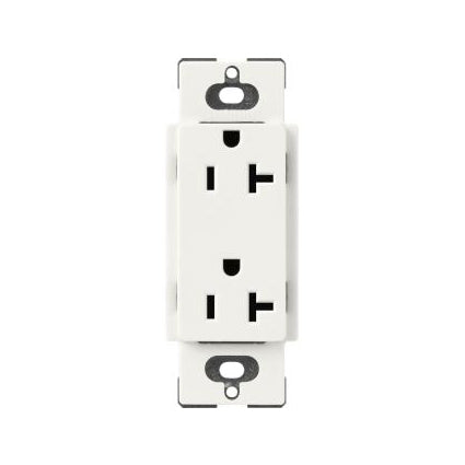 Lutron SCR-20, Claro 20A Duplex Receptacle.