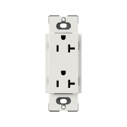 Lutron SCR-20, Claro 20A Duplex Receptacle.