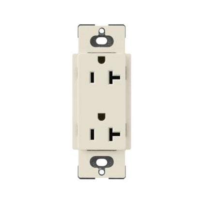 Lutron SCR-20, Claro 20A Duplex Receptacle.
