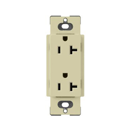Lutron SCR-20, Claro 20A Duplex Receptacle.
