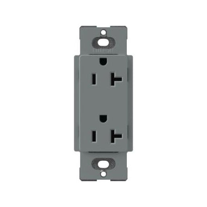 Lutron SCR-20, Claro 20A Duplex Receptacle.