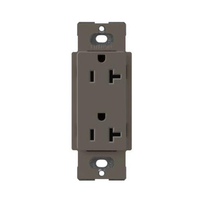 Lutron SCR-20, Claro 20A Duplex Receptacle.