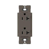 Lutron SCR-20, Claro 20A Duplex Receptacle.