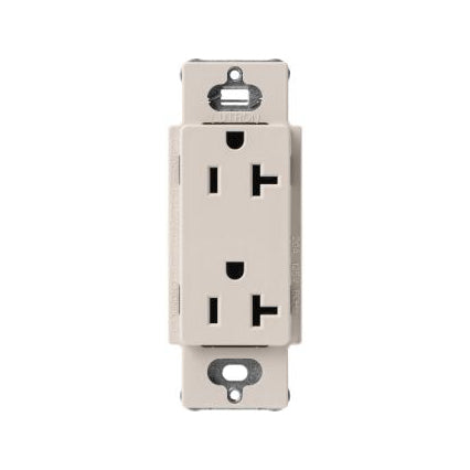 Lutron SCR-20, Claro 20A Duplex Receptacle.