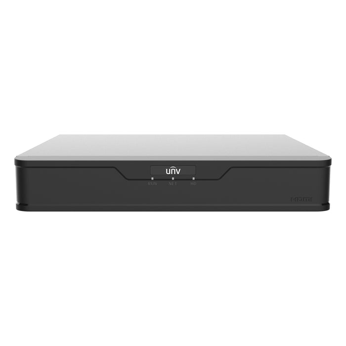 UNV NVR301-8B-P8-IQ, 1-SATA Interface, 8 PoE, 4K AI NVR