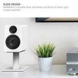 Kanto YUP4, Passive 4" Speakers with 1" Silk Dome Tweeter and 4" Kevlar Woofer - Black, Pair