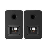 Kanto YUP4, Passive 4" Speakers with 1" Silk Dome Tweeter and 4" Kevlar Woofer - Black, Pair