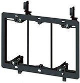 Arlington LV3, Low Voltage Mounting Bracket (3-Gang), Black