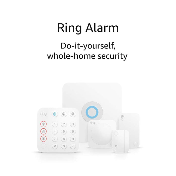 Ring Alarm 8-piece kit (2nd Gen) – home security system with optional 24/7 professional monitoring – Works with Alexa