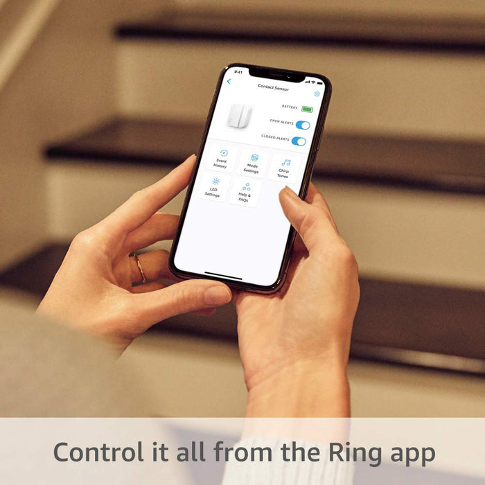 Ring Alarm Window and Door Contact Sensor (6-Pack) 2nd Generation