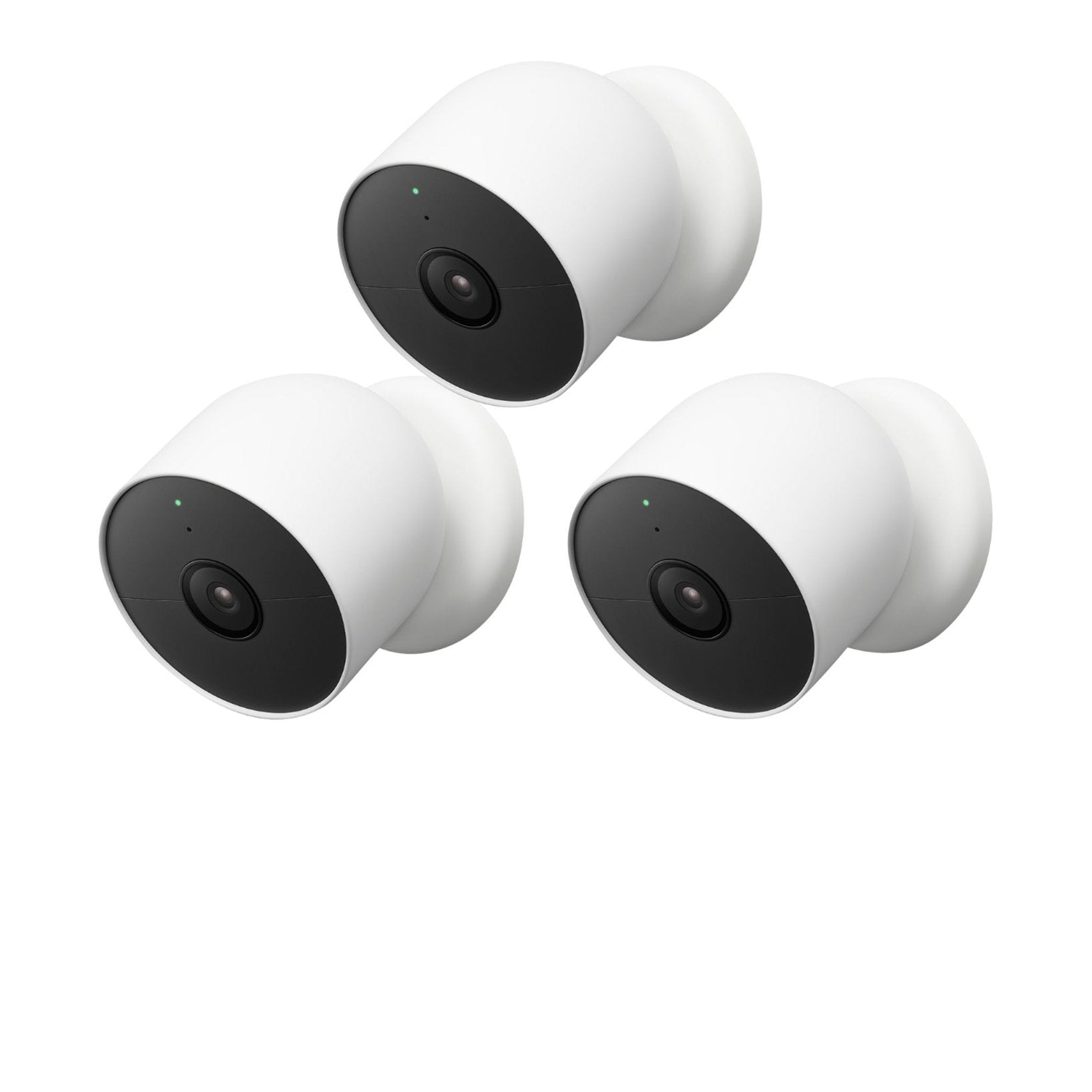 Nest (GA02077-US) Cam Battery Powered 3 Pack (White, US)