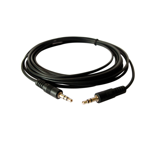 Acegear 35M35M6ST Cable 3.5mm Male to 3.5mm Male Stereo, Black (6 ft).