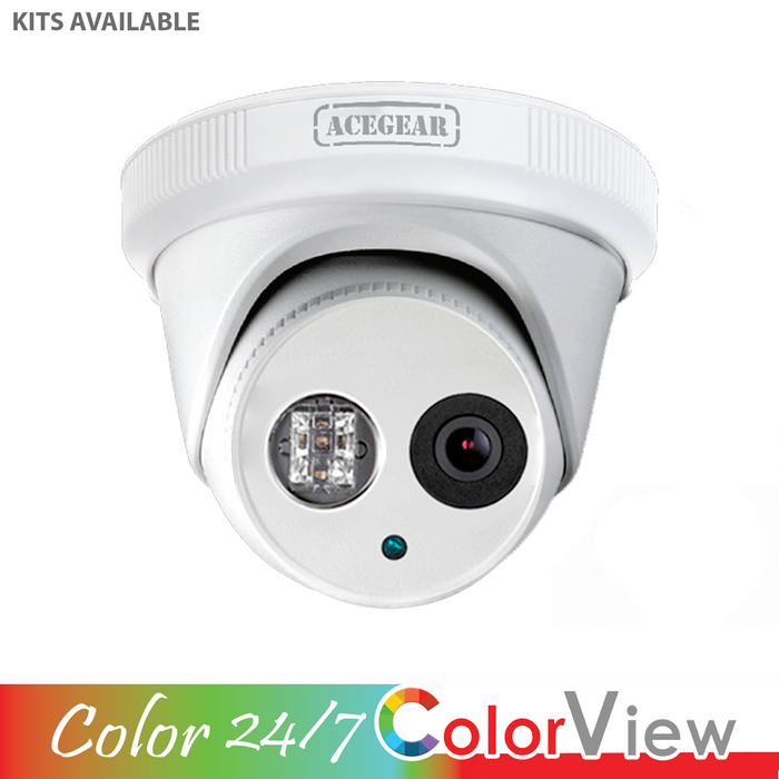Acegear CT7284CV 2MP ColorView 2.8mm Lens, TVI/AHD/CVI/CVBS
