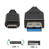 Acegear USBA2USBC0.5M USB-A to USB-C Cable 0.5m USB 3.0 up to 5 Gbps, Molded Gold-plated Uses a 56KΩ pull-up resistor