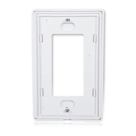 Acegear  WPSCREWLESS1GANGWH, Decora Screwless Single Gang Wall Plate