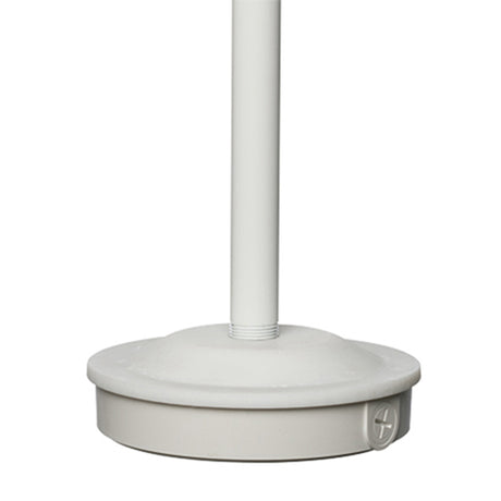 Arlington 8161BP Weatherproof Box Pendant w/Base Plate, White