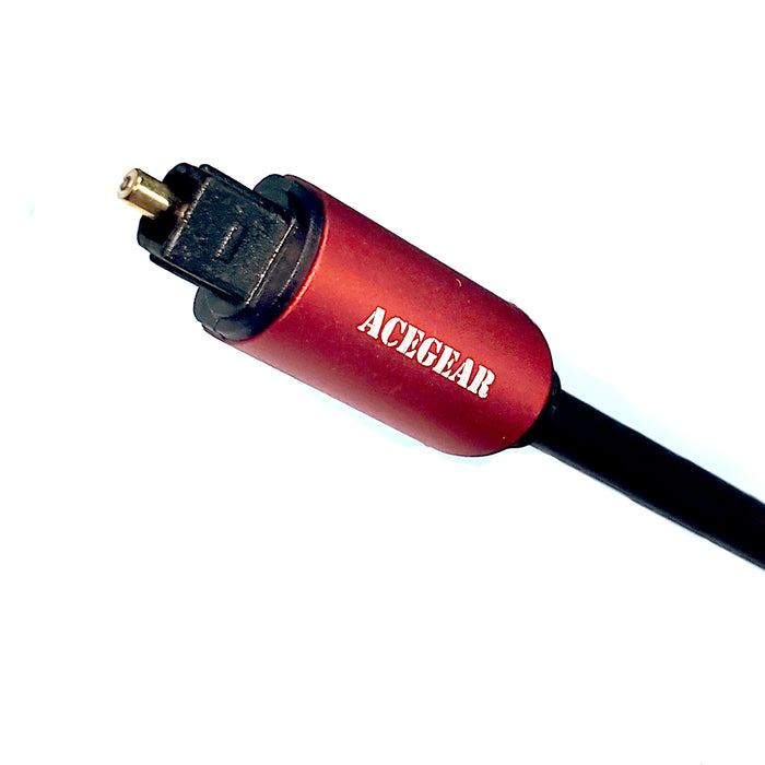 Acegear AUDOPTICAL Toslink to Toslink Fiber Optical Audio Cable
