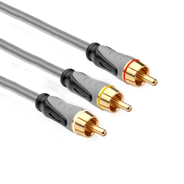Acegear RCA Male to RCA Male Composite Video/Stereo Audio Cable