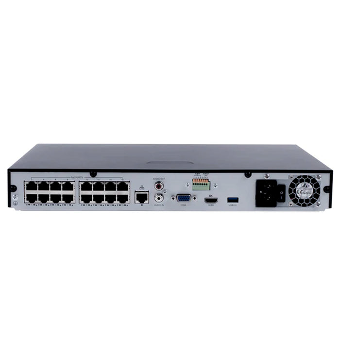 Acegear NVR1616P4KSAT2 (16-CH) 2-SATA Interface, 16-PoE, 4K, UL Listed