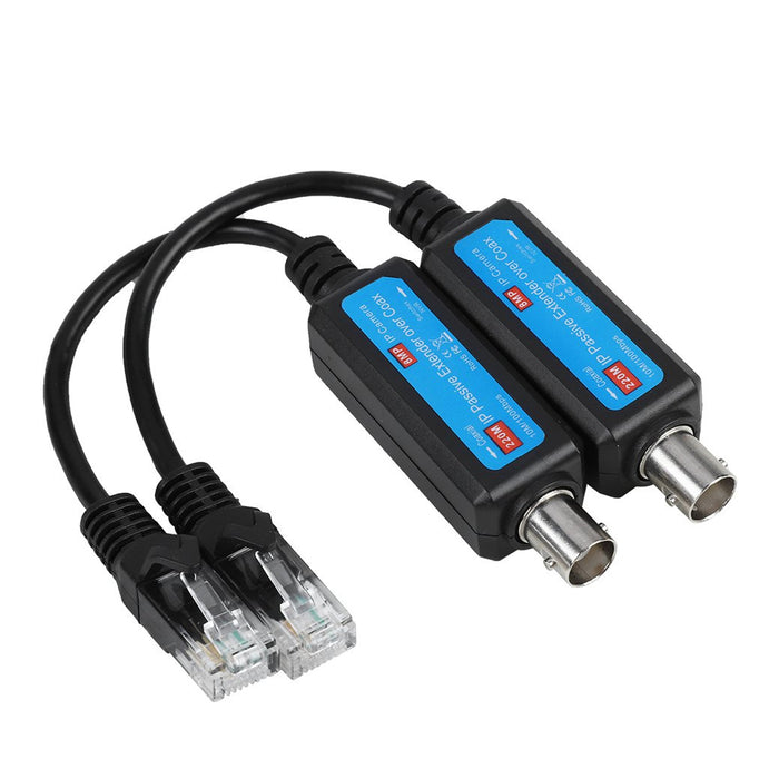 Acegear VBEOC702 Ethernet Over Coax Converter 10/100M Enable Using IPC Over Existing Coax Cable, Transmission 220M.