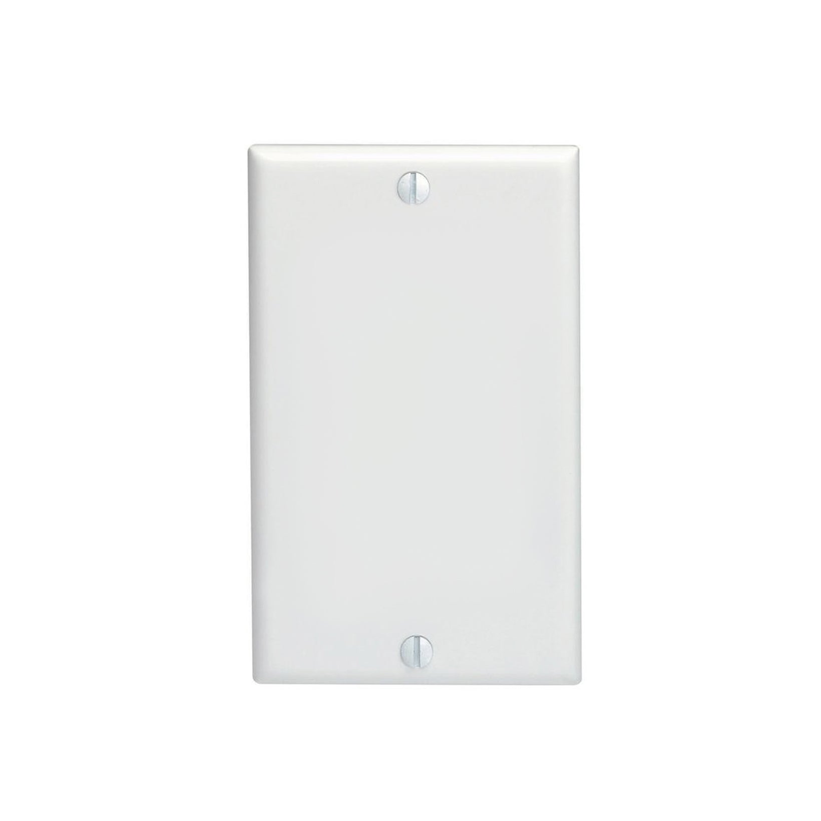 Acegear WPBLANKWH Blank Wallplate, White (Each)