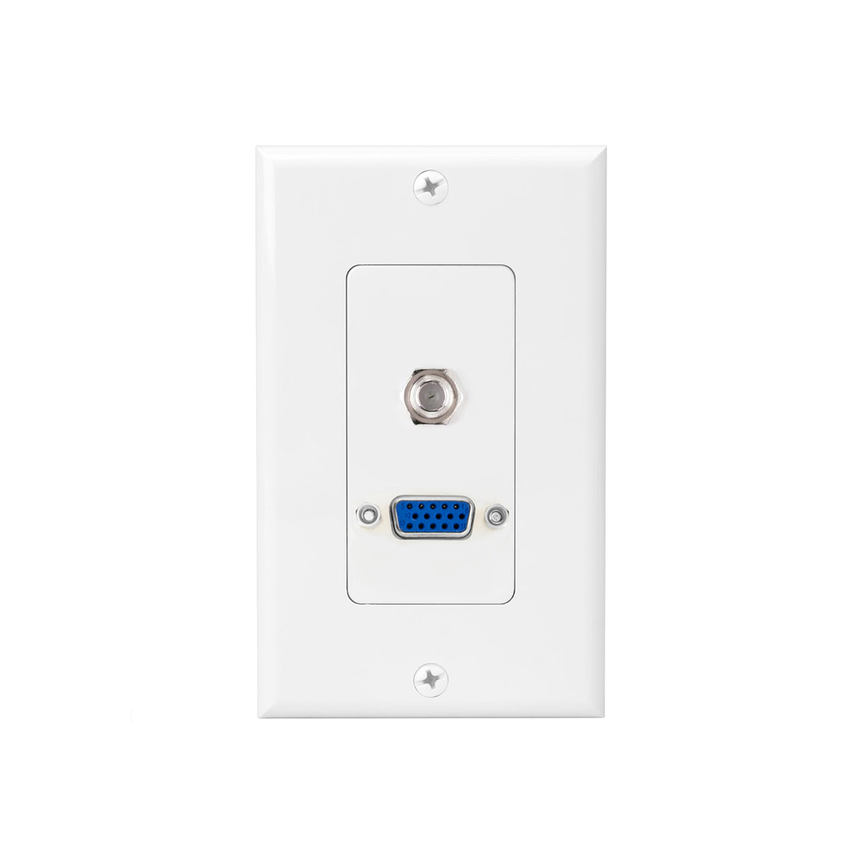 Acegear WPVGA3 VGA and 3.5mm Wall Plate  (Each)