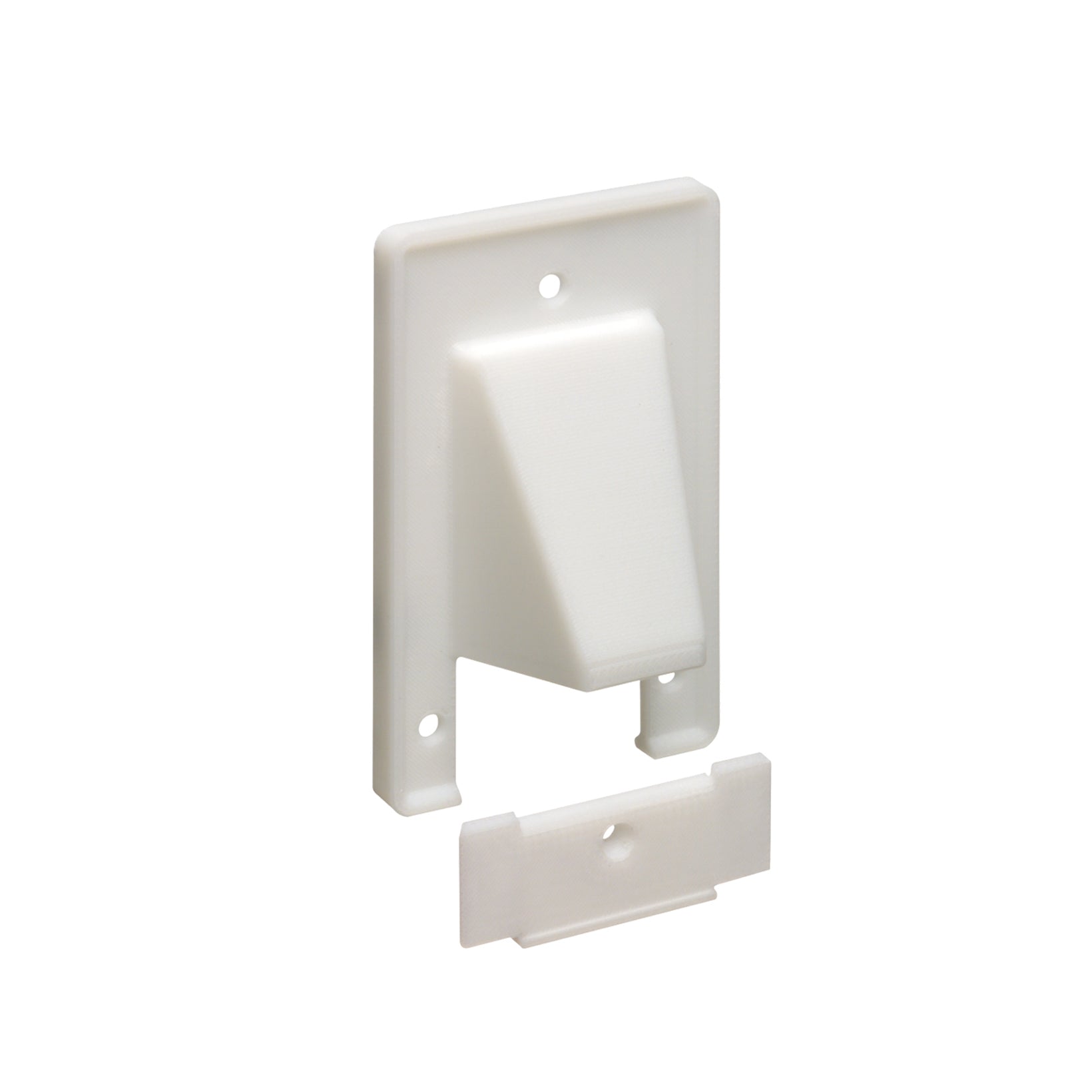 Arlington CER1/ CER2, Reversible 2 Piece Low-Voltage Cable Entrance Wallplate, White  (Each)