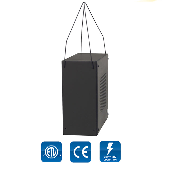 AtlasIED M1000 / 8" dual cone sound masking speaker with 70v transformer and enclosure (4-Watt)