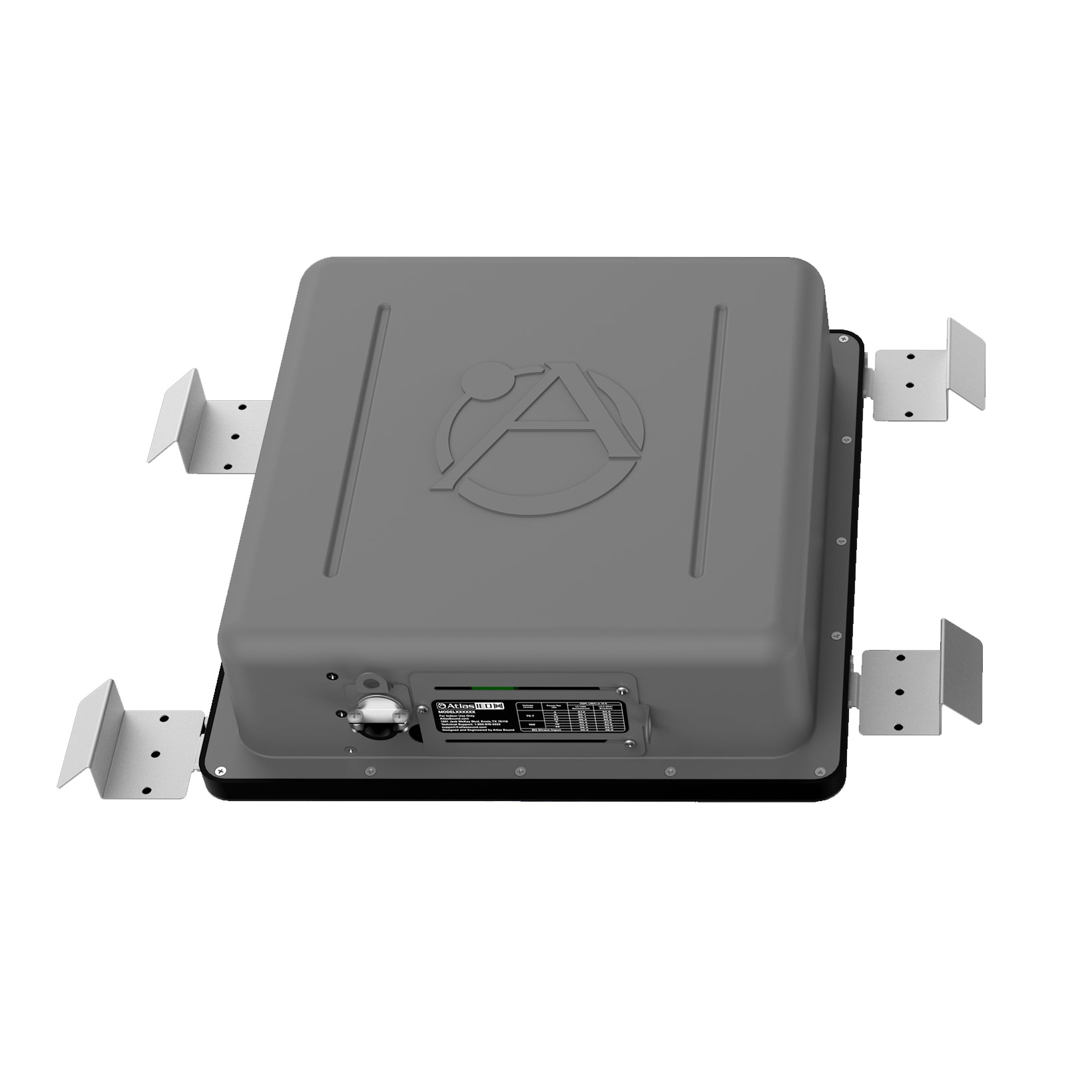 AtlasIED SHS-6T2-L Strategically Hidden Loudspeaker with Adaptive Dispersion Lens Technology with with 32-Watt - 70.7V/100V Transformer and Label