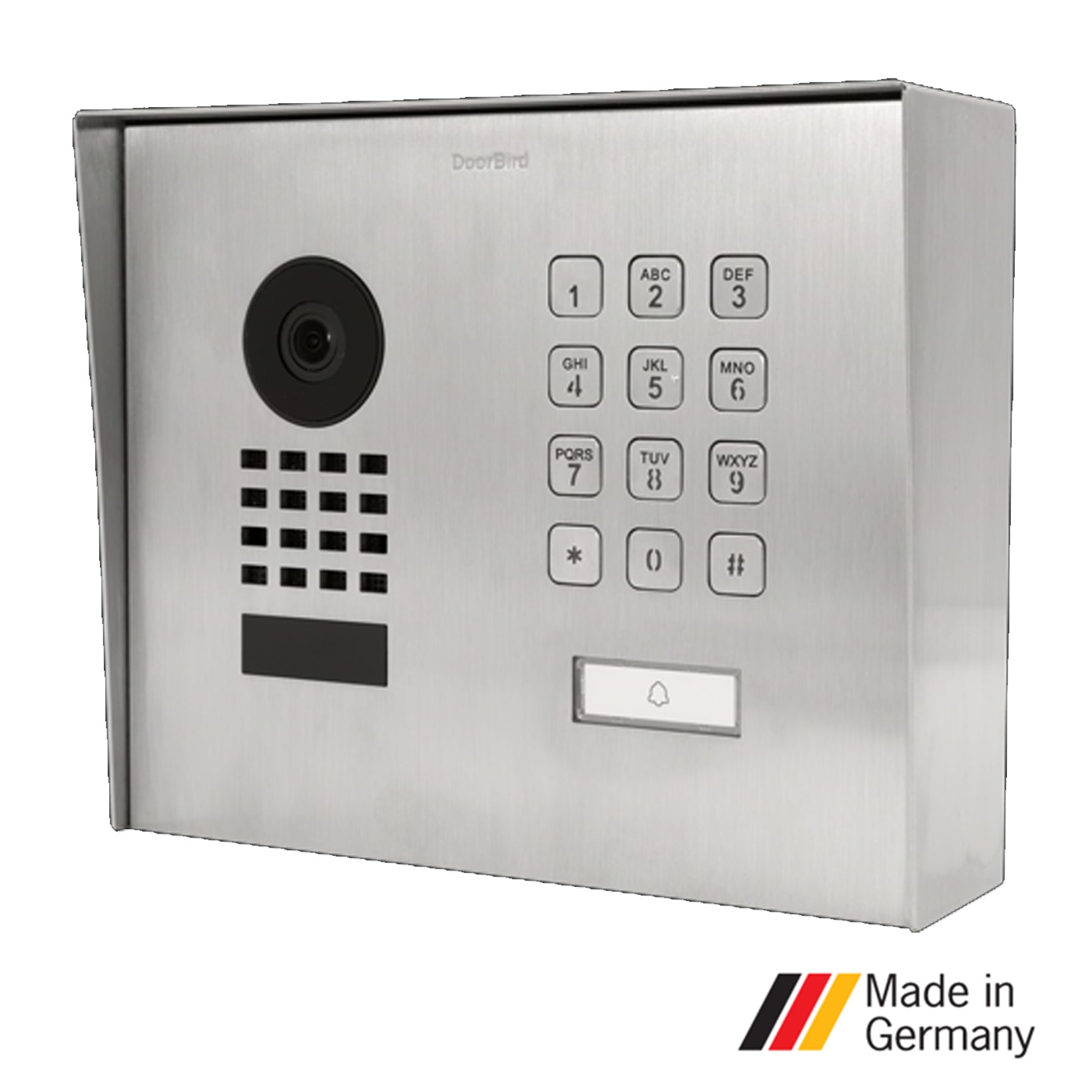 DoorBird D1101KH, Modern Surface Mount, IP Video Door Station, 1 Unit, 1 Call Button,