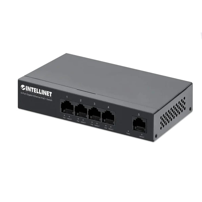 Intellinet 561792, 5-Port Gigabit Ethernet PoE+ Switch