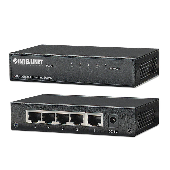 Intellinet 530378, 5-Port Gigabit Ethernet Switch