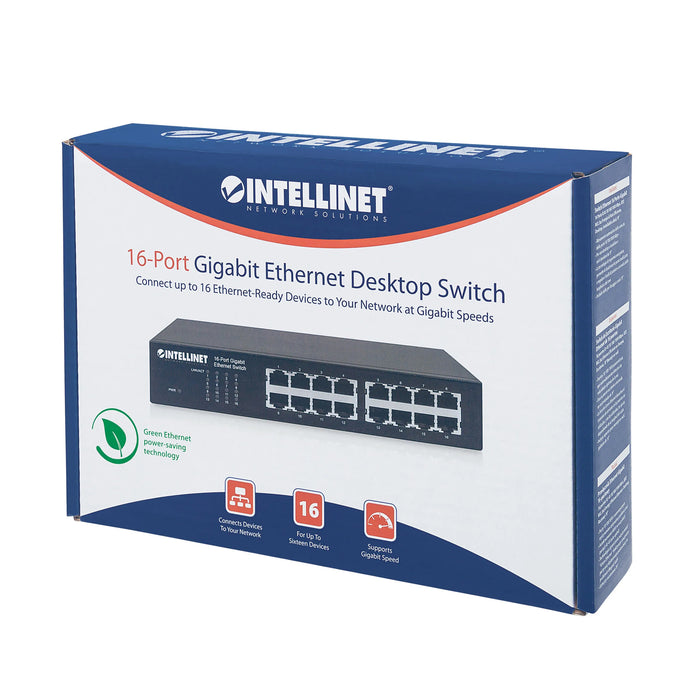 Intellinet 561068, 16-Port Gigabit Ethernet Switch