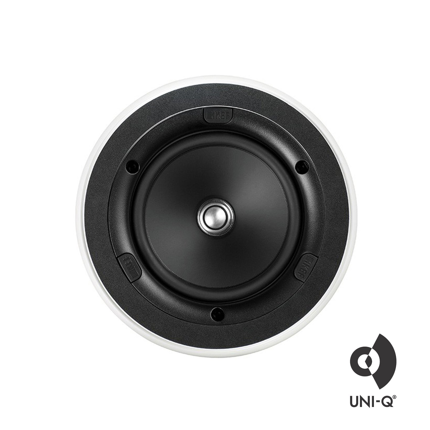 KEF CI130ER, 5.25" In-Ceiling, Uni-Q Two-way 130mm Round, Marine Grade Speaker, 80W (Pair)