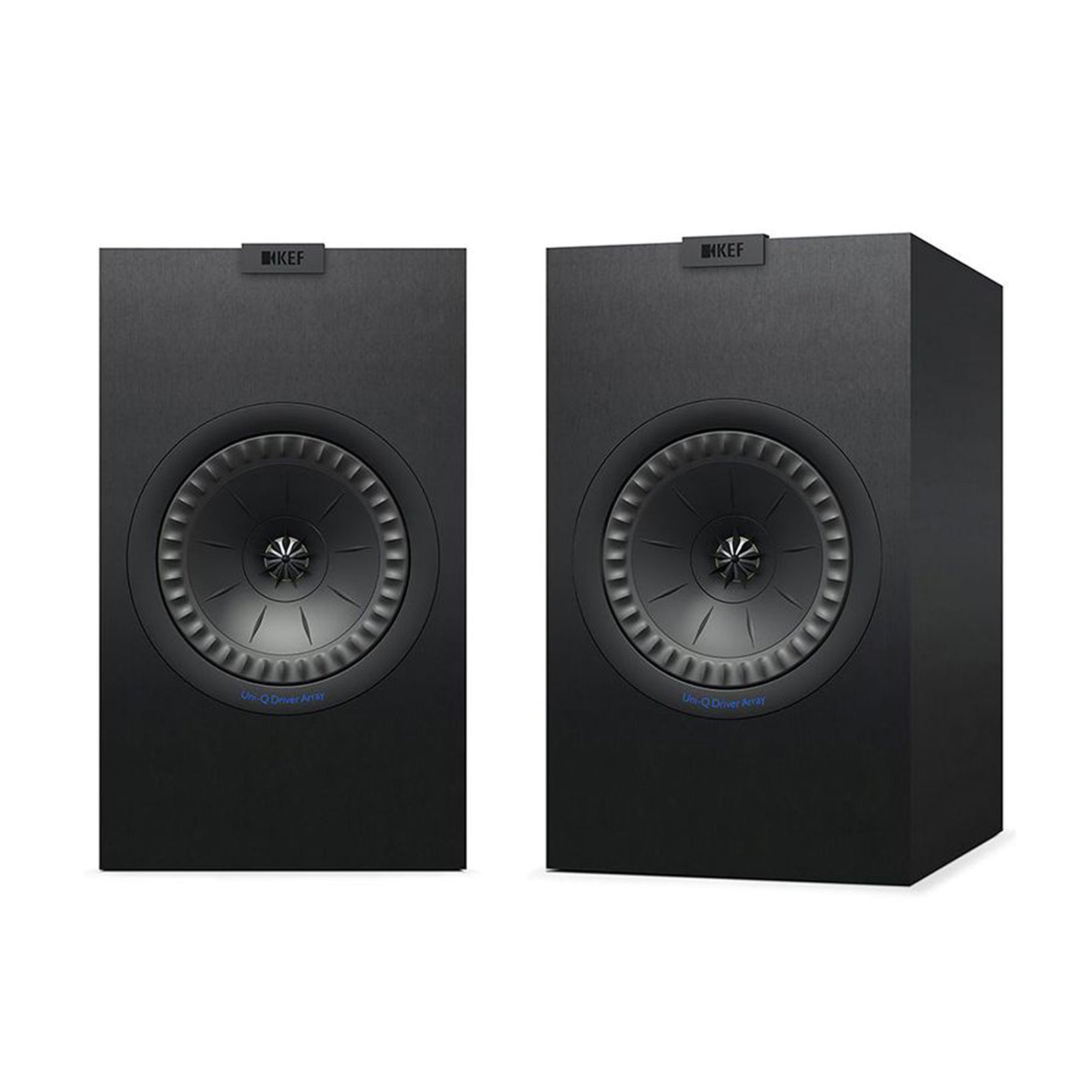 KEF Q350 Bookshelf Speaker, Black, White, Walnut (Pair)