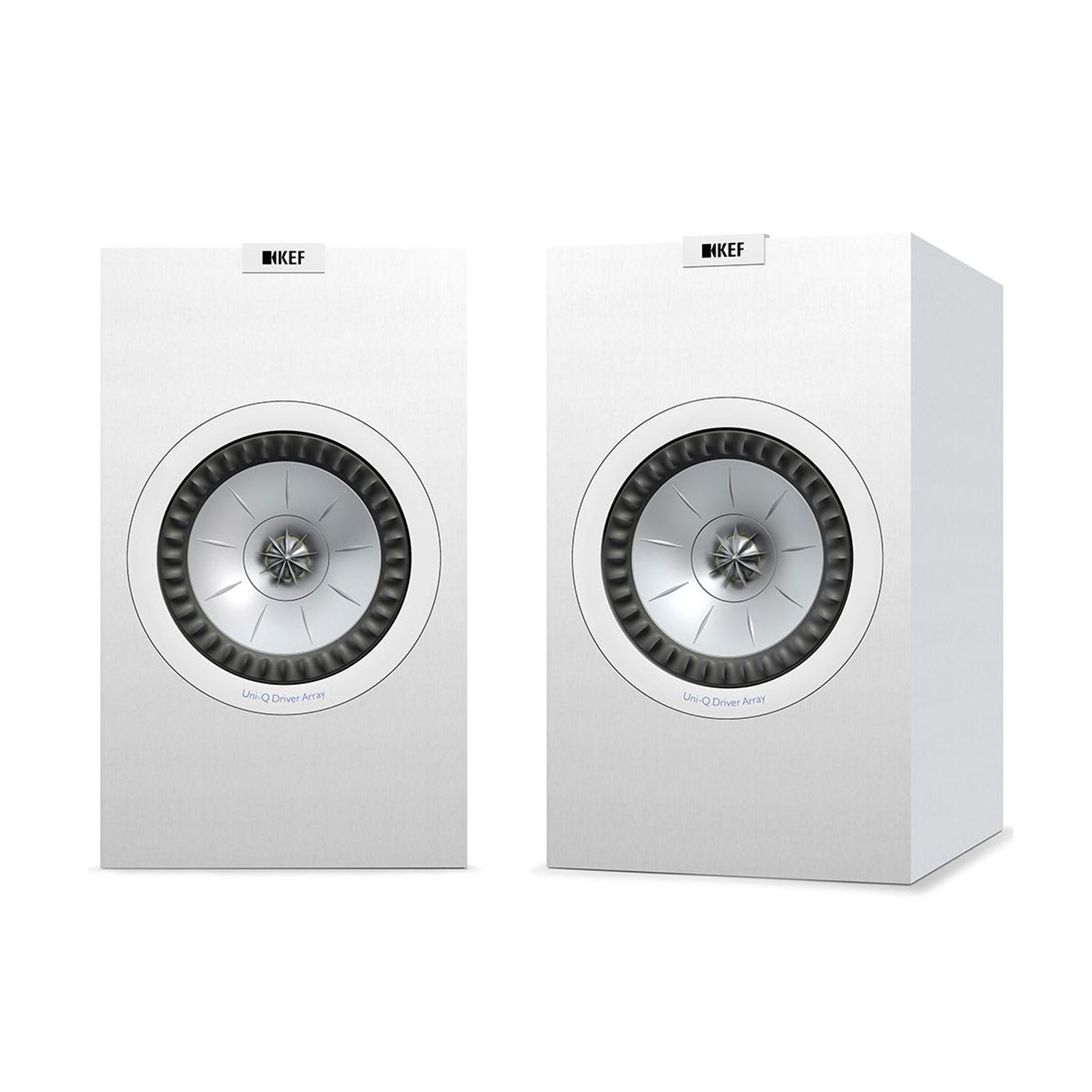 KEF Q350 Bookshelf Speaker, Black, White, Walnut (Pair)