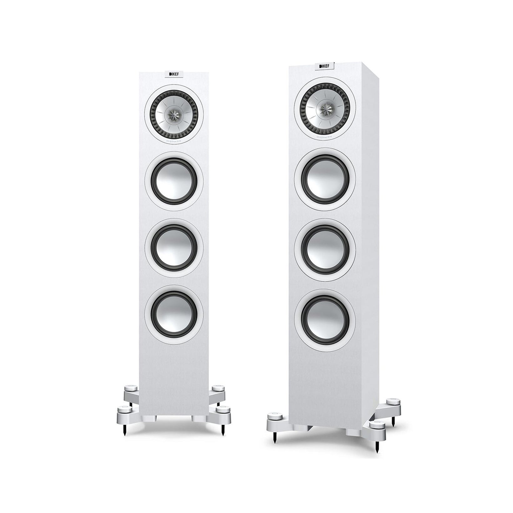 KEF Q550 Floorstanding Loudspeaker, Black, White, Walnut (Each)
