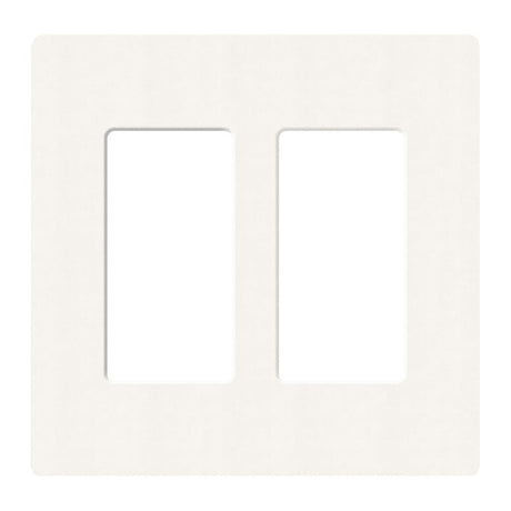 Lutron SC-2, Claro Screwless Designer Wallplate - 2 Gang
