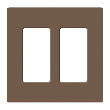 Lutron SC-2, Claro Screwless Designer Wallplate - 2 Gang
