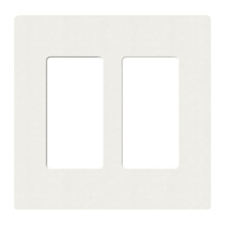 Lutron SC-2, Claro Screwless Designer Wallplate - 2 Gang