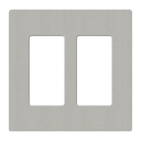 Lutron SC-2, Claro Screwless Designer Wallplate - 2 Gang