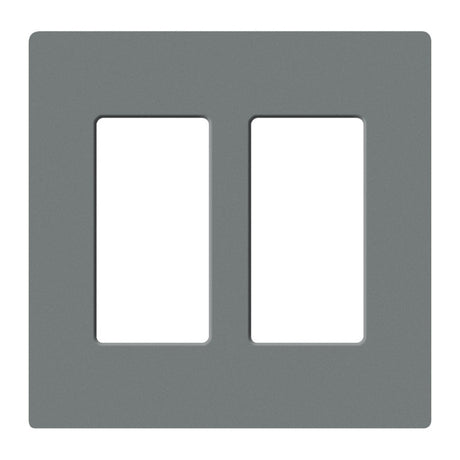 Lutron SC-2, Claro Screwless Designer Wallplate - 2 Gang