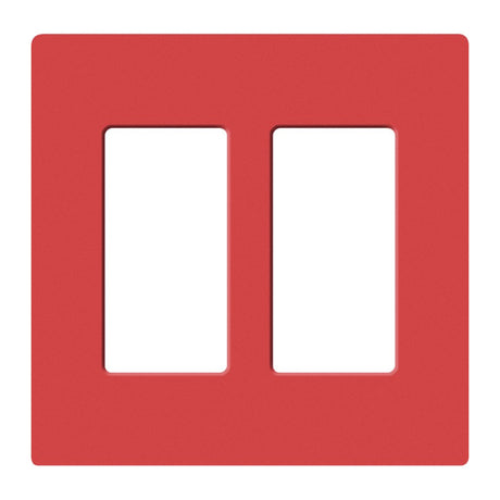 Lutron SC-2, Claro Screwless Designer Wallplate - 2 Gang