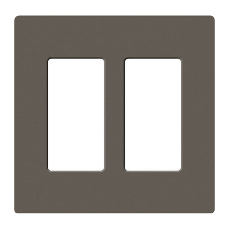Lutron SC-2, Claro Screwless Designer Wallplate - 2 Gang