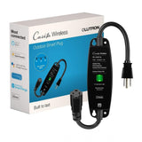Lutron PD-15OUT-BL, Outdoor Smart Plug For outdoor control of plugged-in string lights, holiday lights, small motors, and more