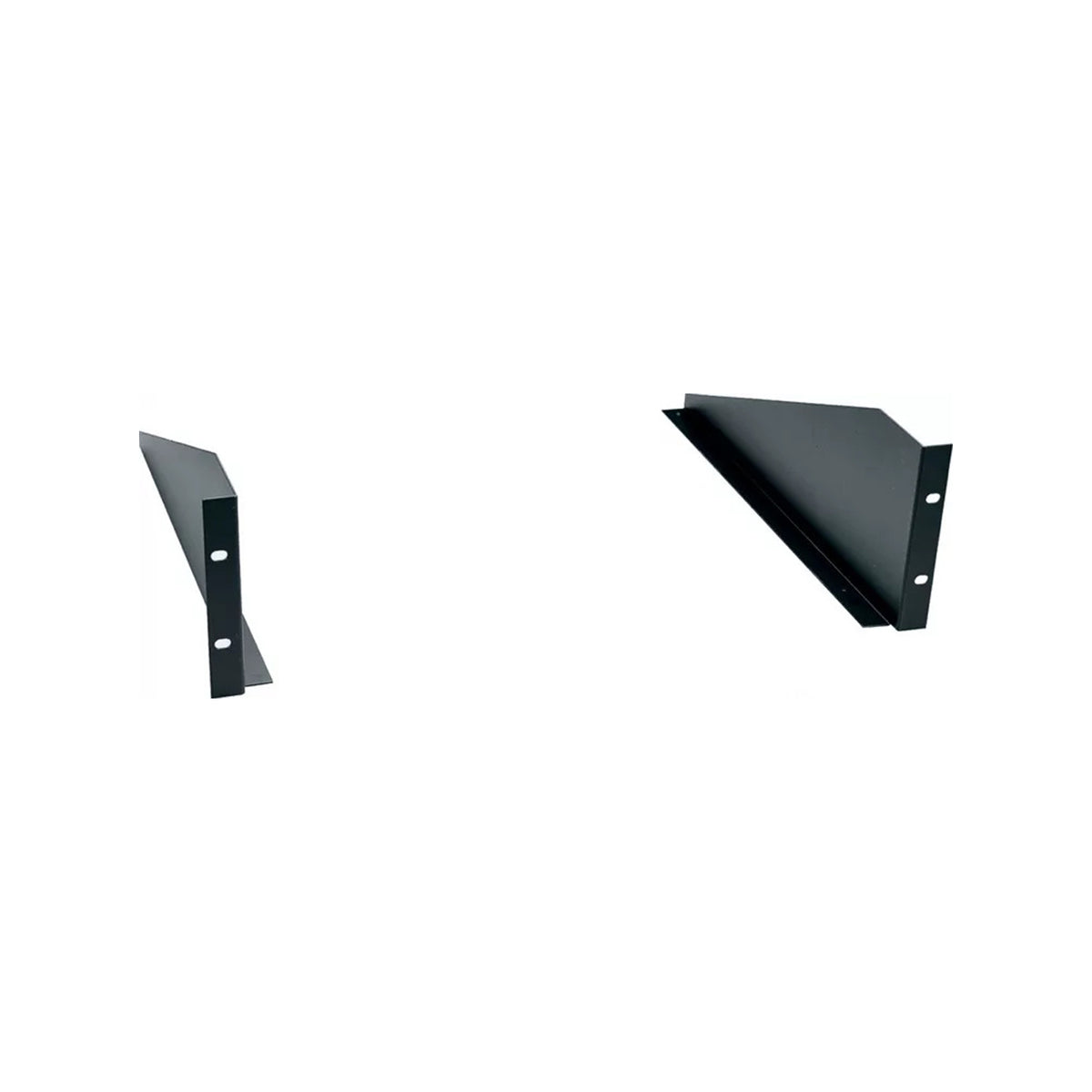 Middle Ear Rack Middle Atlantic KDE2 2 Space Rackshelf Ears For use w/ Bottom, Black ...