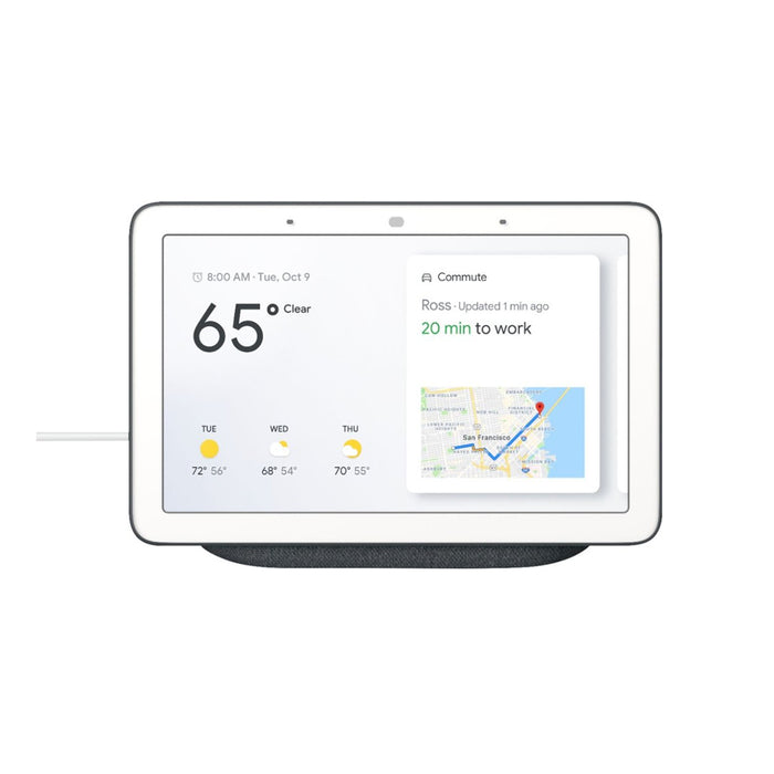 Google Nest (GA00516US) Home Hub with Google Assistant, White